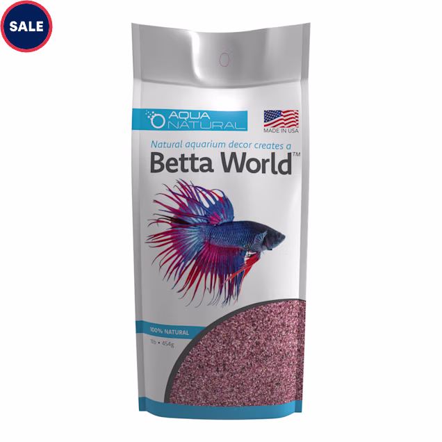 Aqua Natural Betta World Purple Diamonds Sand, Small - Carousel image #1