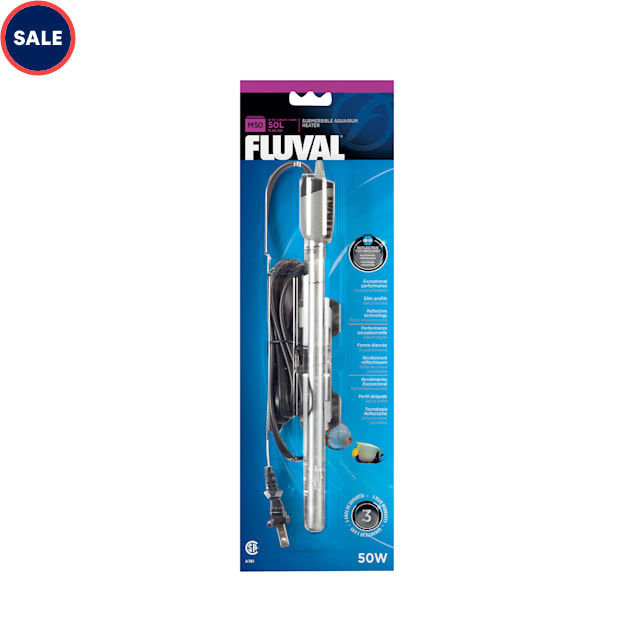 Fluval M50 Submersible Heater, 50 W, up to 15 US Gal (50 L) - Carousel image #1