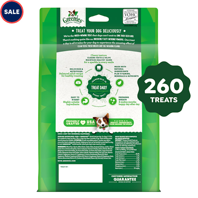 2X Greenies Original Large Natural Dental Care Dog Treats, 54 oz. Pack