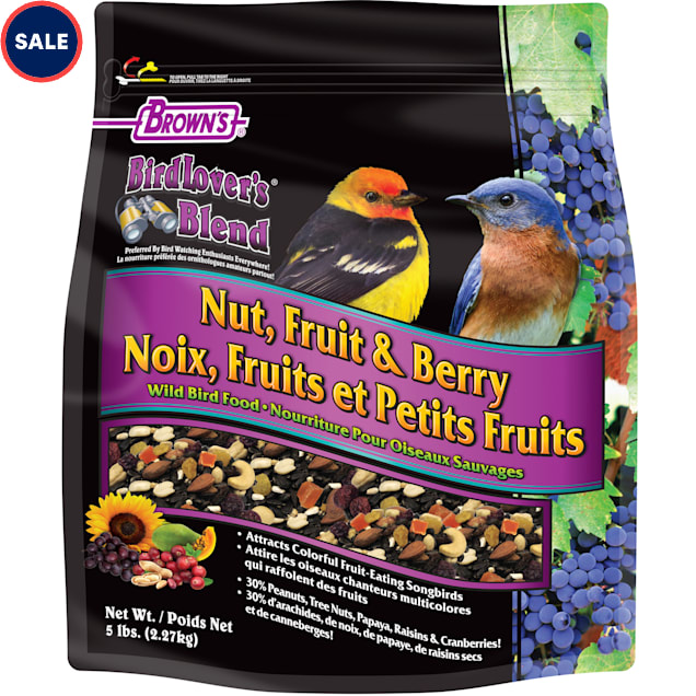 Brown's Bird Lover's Blend Nut, Fruit and Berry Blend Dry Food, 5 lbs. - Carousel image #1