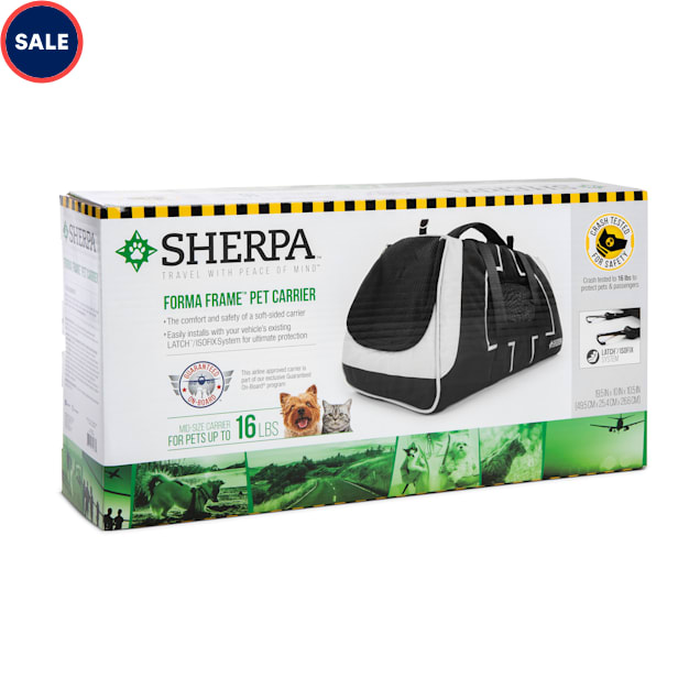 Sherpa Black Forma Frame CrashTested, Airline Approved & Guaranteed On