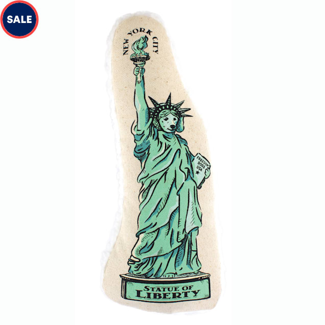 Harry Barker Statue of Liberty Canvas Dog Toy, Small - Carousel image #1