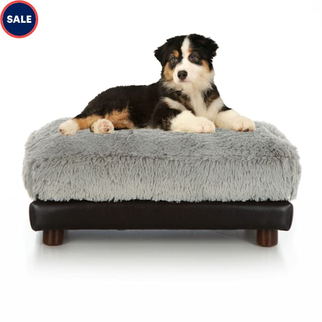 Club Nine Pets Milo Orthopedic Dog Bed, 16" L X 18" W X 12" H, Gray - Carousel image #1