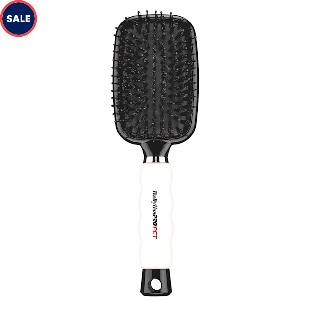 BaByliss PRO PET Bristle Paddle Dog Brush, Medium