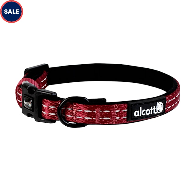alcott Red Adventure Dog Collar, X-Small - Carousel image #1