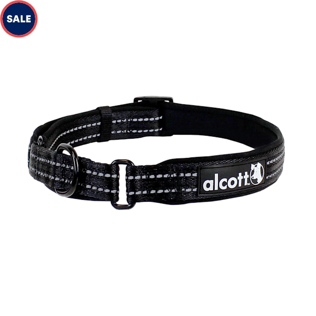 alcott Black Martingale Dog Collar, Large Petco