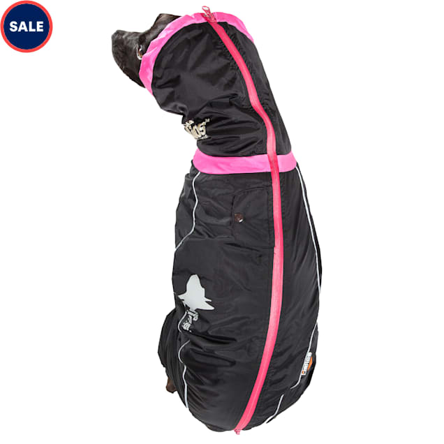 Dog Helios Black Weather-King Ultimate Windproof Full Bodied Pet Jacket, X-Small - Carousel image #1