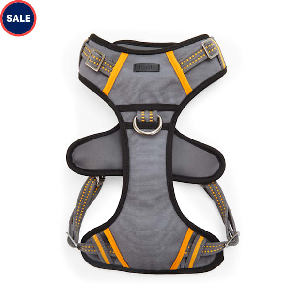 Reddy Grey & Yellow Dog Harness, Large Petco
