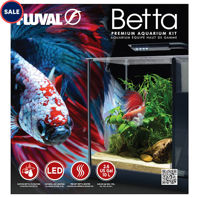 Fluval Betta Premium Aquarium Kit, 2.6 Gallon - Carousel image #1