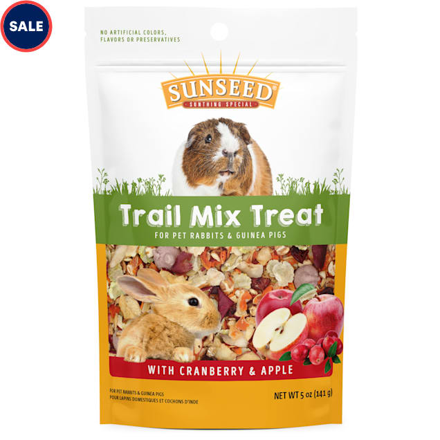 Sun Seed Trail Mix Treat Cranberry Apple for Rabbits & Guinea Pigs, 5 oz. - Carousel image #1