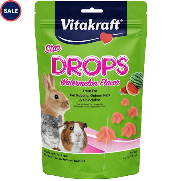 Vitakraft Drops with Watermelon for Small Animals, 4.4 oz. - Carousel image #1