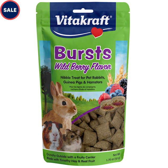 Vitakraft Bursts Wildberry Flavor for Small Animals, 1.76 oz. - Carousel image #1