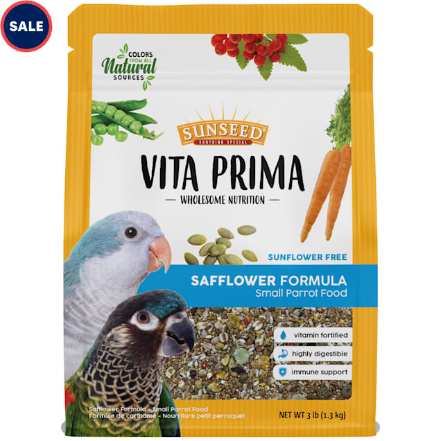 Sun Seed Vita Prima Safflower Formula Small Parrot Food, 3 lbs. - Carousel image #1