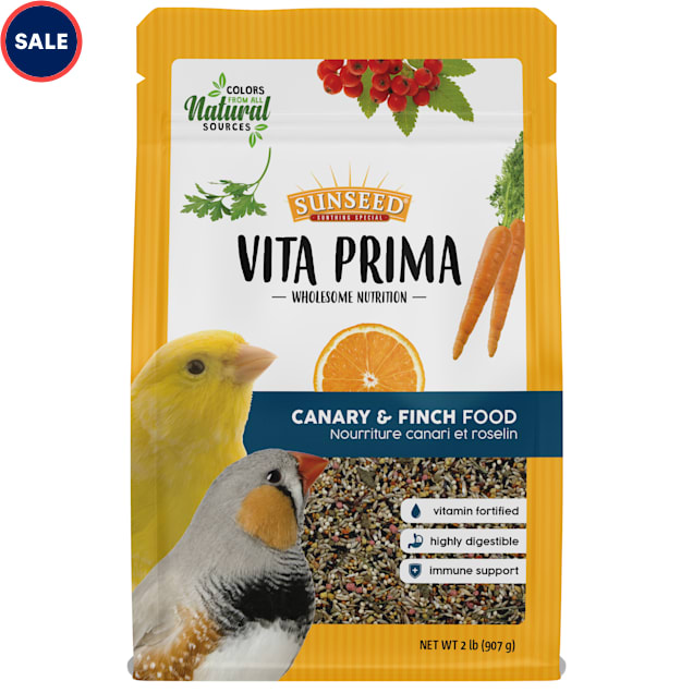 Sun Seed Vita Prima Canary & Finch Food for Birds, 2 lbs. - Carousel image #1