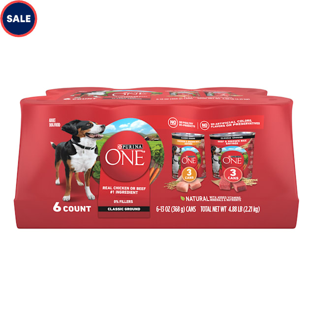 Purina ONE Natural Pate SmartBlend Chicken Entree Beef Entree