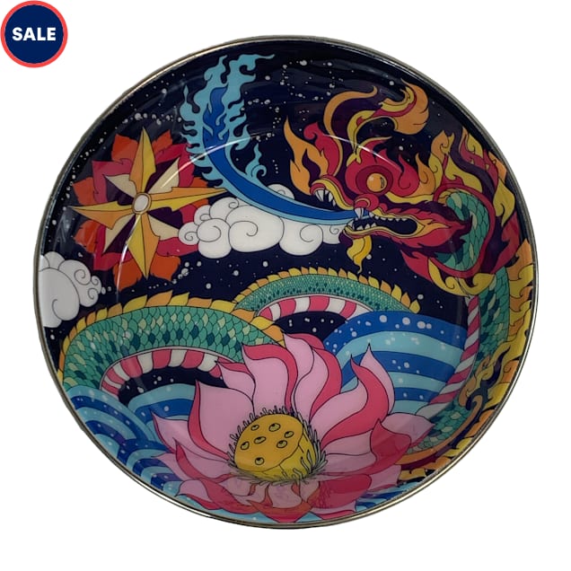 Multipet Komodo Reptile Bowl with Dragon Design, Medium - Carousel image #1