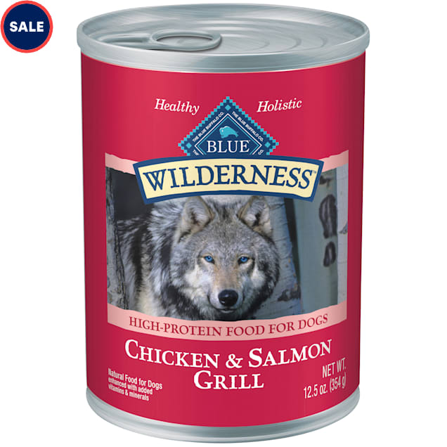 Blue Buffalo Blue Wilderness Salmon & Chicken Grill Wet Dog Food