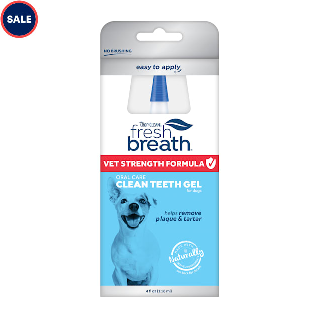 TropiClean Fresh Breath Vet Strength Formula Oral Care Clean Teeth Gel