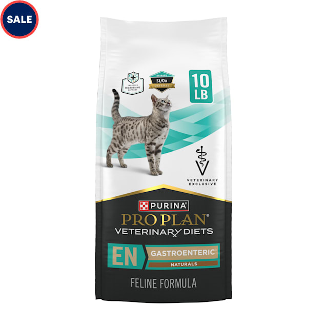 Purina Pro Plan Veterinary Diets EN Gastroenteric Naturals Feline Formula Dry Cat Food, 10 lbs. - Carousel image #1