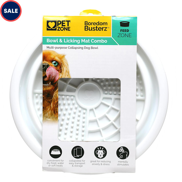 Boredom Busterz Bowl & Licking Mat Combo for Pets - Carousel image #1