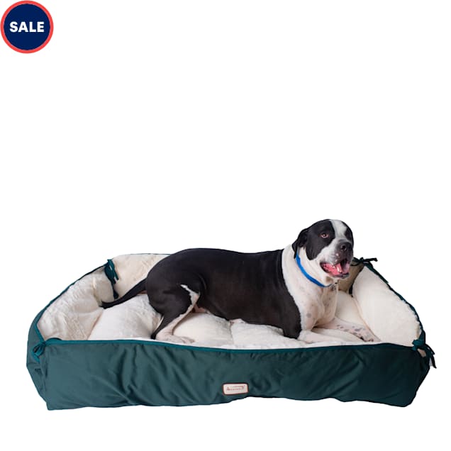 Armarkat Laurel Green Ivory Pet Bed 42
