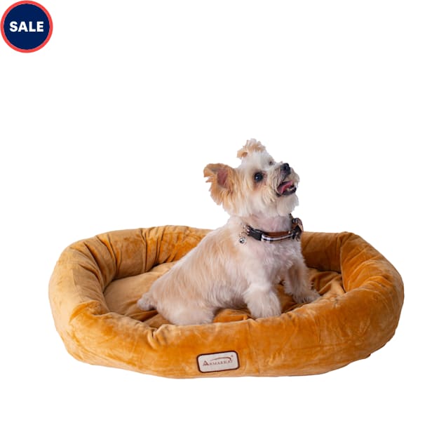 Armarkat Brown Bolstered Pet Bed 29