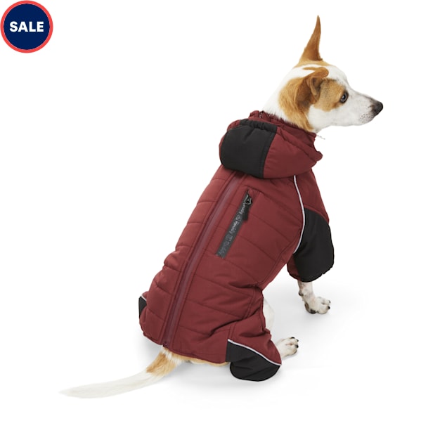 Reddy PrimaLoft Superior Warmest Insulation Burgundy Dog Snowsuit, XX-Small - Carousel image #1