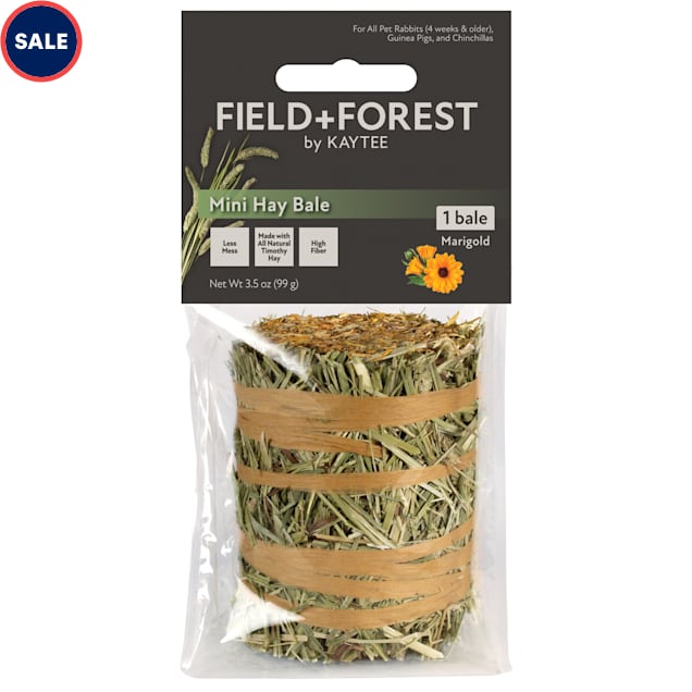 Kaytee Field+Forest Marigold Mini Hay Bales, 3.5 oz. - Carousel image #1