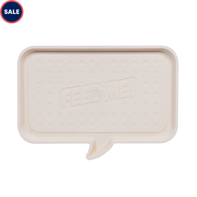 Iris Ivory "FEED ME" Pet Feeding Mat, Small - Carousel image #1