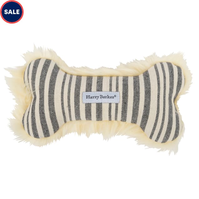 Harry Barker Market Stripe Bone Dog Toy, Large - Carousel image #1