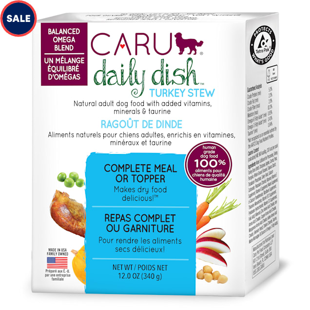 CARU Daily Dish Turkey Stew Wet Dog Food, 12 oz., Case of 12 - Carousel image #1