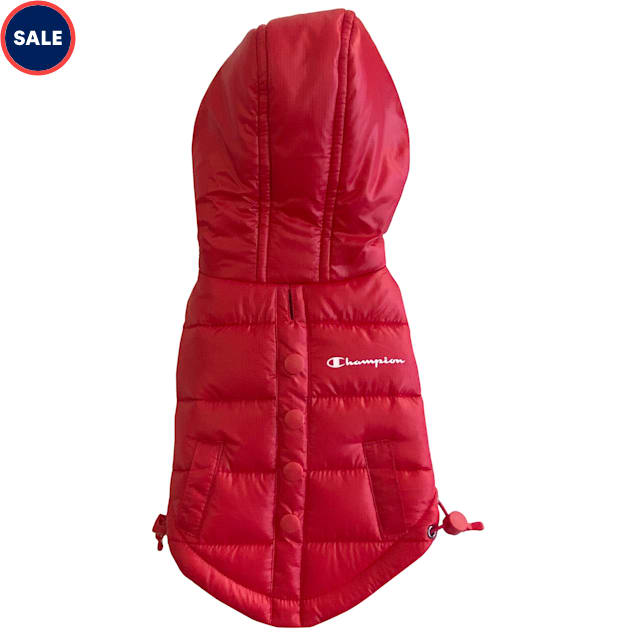 Champion Red Puffer Dog Jacket, X-Small - Carousel image #1