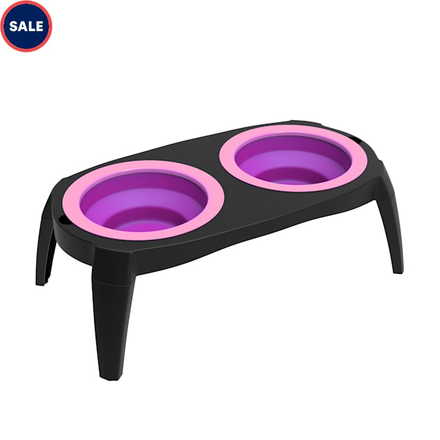 Pet Adobe Elevated Pet Bowls With Nonslip Feeder, Medium, Pack of 2 - Carousel image #1