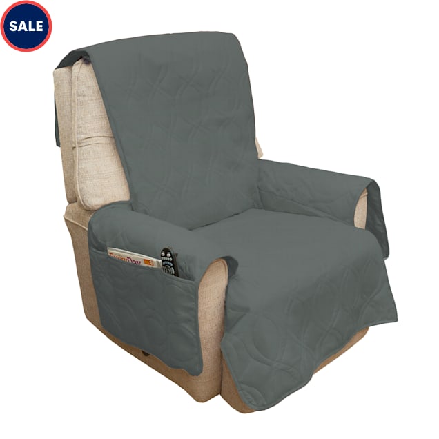 Pet Adobe Waterproof Chair Cover for Dogs, 78" L X 73" W X 0.25" H, Gray - Carousel image #1