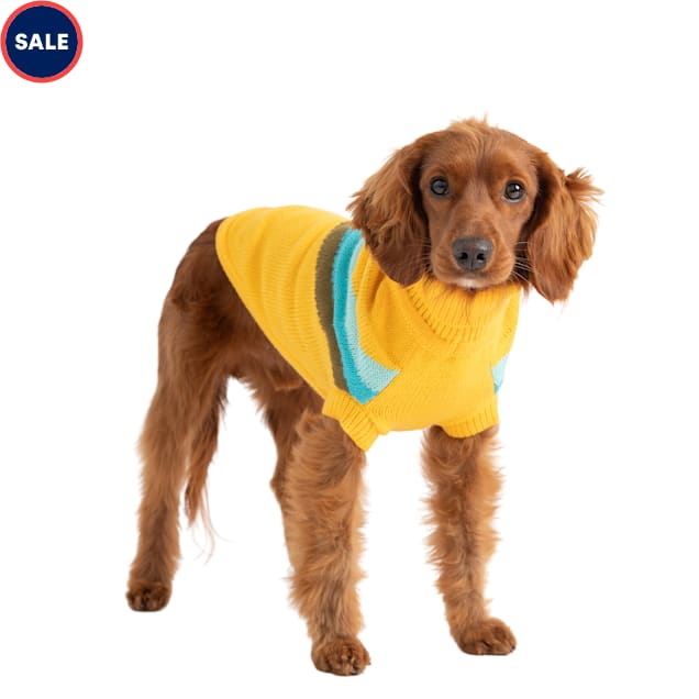 GF Pet Yellow Alpine Dog Sweater, X-Small - Carousel image #1