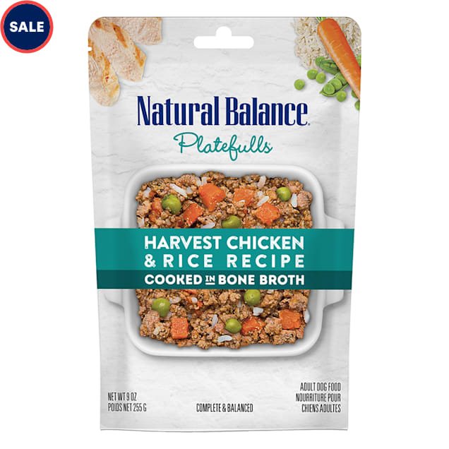 Natural Balance Platefulls Harvest Chicken & Rice Recipe Wet Dog Food