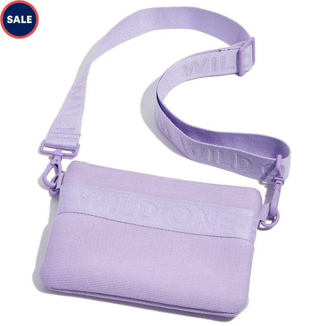 Wild One Recycled Knit Lilac Treat Pouch Petco