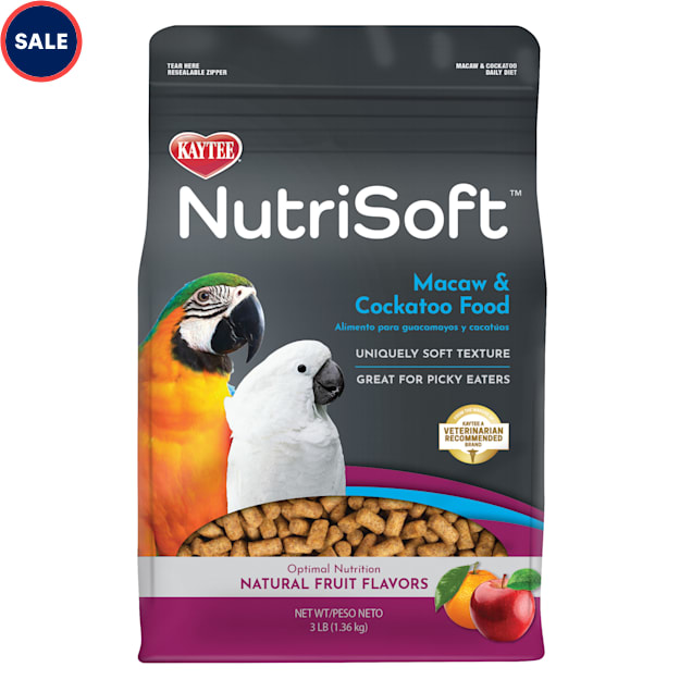 Kaytee NutriSoft Cockatoo & Macaw Food, 3 lbs. - Carousel image #1