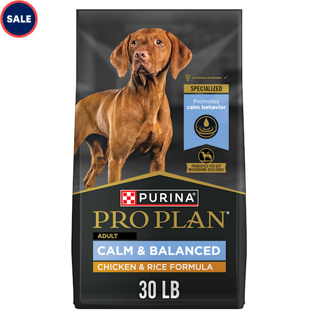 Purina Pro Plan Calm & Balanced Chicken & Rice Formula Adult Dry Dog Food, 30 lbs. - Carousel image #1