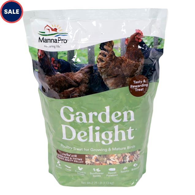 Manna Pro Chicken Scratch Garden Delight Grains & Treats, 2.25 lbs. - Carousel image #1
