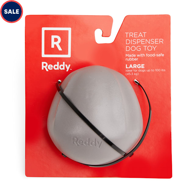 Reddy Grey Occupy Dispenser Dog Toy, Medium Petco