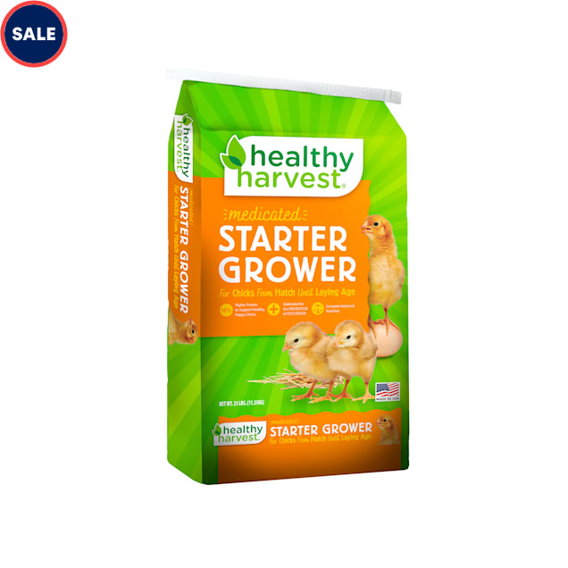 Healthy Harvest Medicated Chick Starter-Grower, 25 lbs. - Carousel image #1