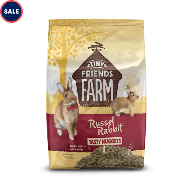 Tiny Friends Farm Rabbit Russel Tasty Nuggets, 3.3 lbs. - Carousel image #1