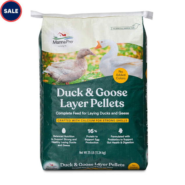 Manna Pro Duck & Goose Layer Pellets, 25 lbs. - Carousel image #1