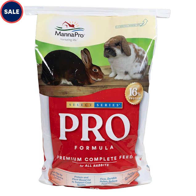 Manna Pro Select Series PRO Formula Premium Pelleted Feed for Rabbits, 50 lbs. - Carousel image #1