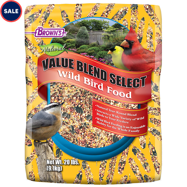 Brown's Value Blend Select Wild Bird Food, 20 lbs. - Carousel image #1