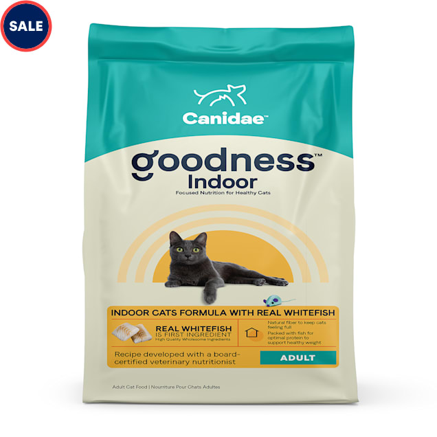 Canidae Goodness Whitefish Formula Indoor Premium Adult Dry Cat Food, 10 lbs. - Carousel image #1