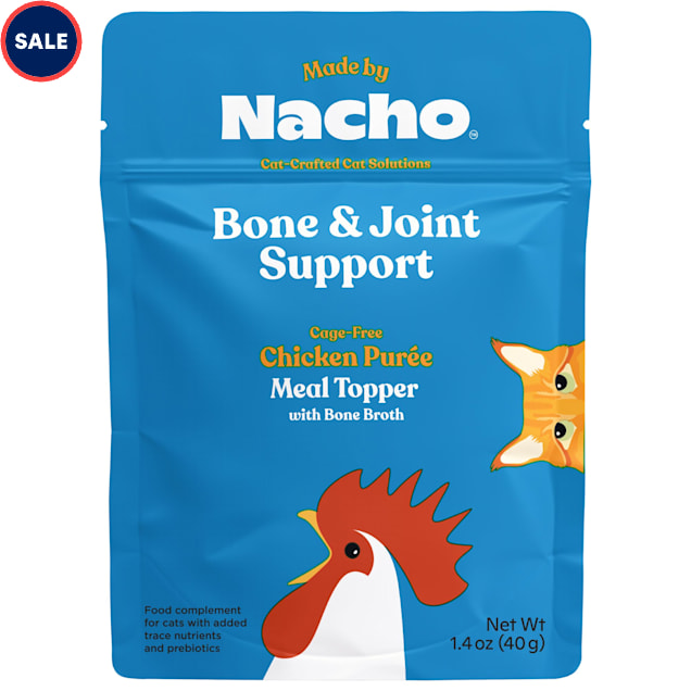 Made by Nacho Bone Joint Support Cage Free Chicken Puree Cat