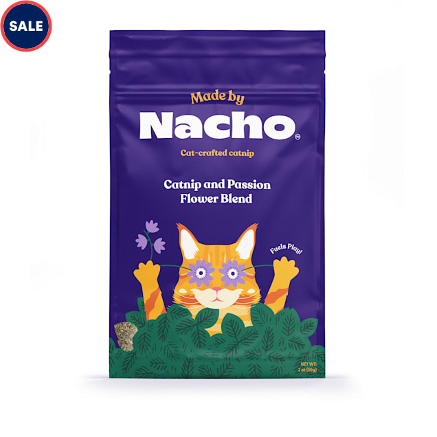 Made by Nacho Catnip and Passion Flower Blend Cat Treats, 2 oz. - Carousel image #1