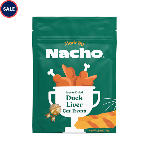 Made by Nacho Freeze-Dried Duck Liver Cat Treat, .8 oz. - Carousel image #1